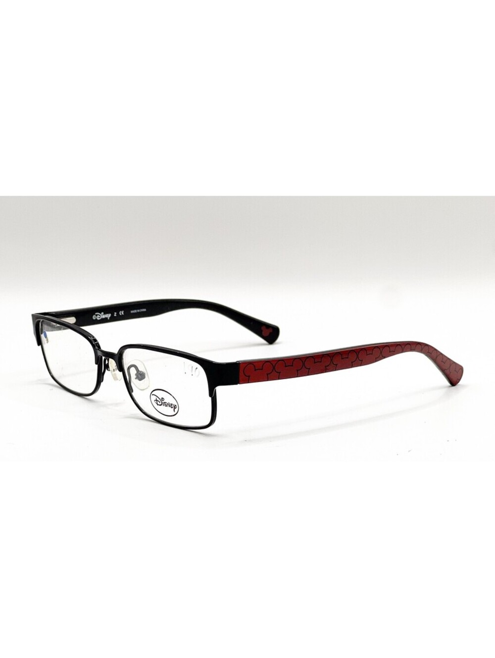 NEW DISNEY 3E 1007 3091 BLACK RED AUTHENTIC EYEGLASSES 47-15